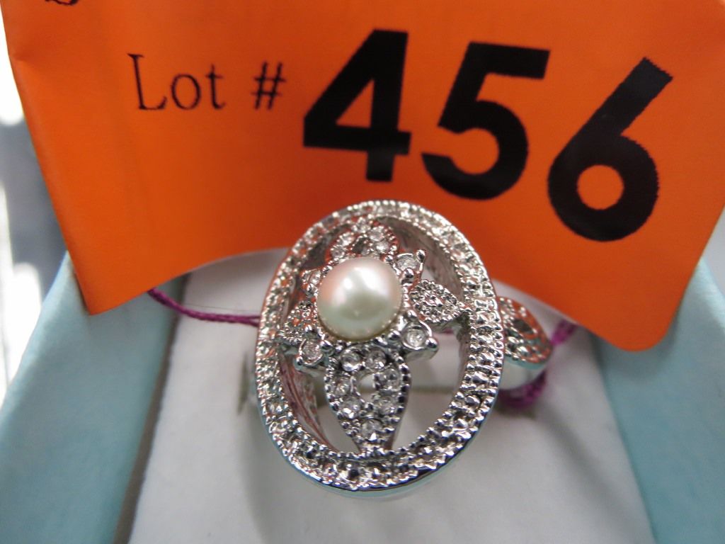 New Art Deco style fashion ring