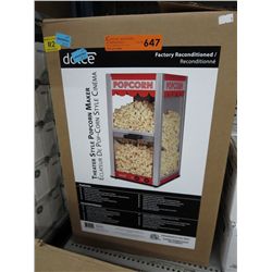 Theater style counter top popcorn maker