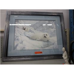 Framed print: "Peace on Ice" by Charles Frace