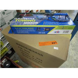 Case of new clip on style towing mirrors