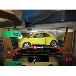 Burago scale model 1998 Volkswagen beetle