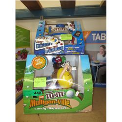2 Collectible M&M dispensers