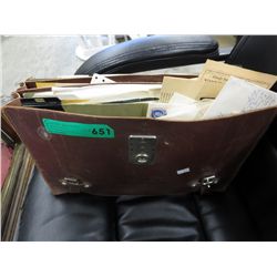 Vintage leather valise