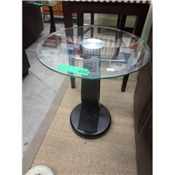 NEW - Round glass top coffee table
