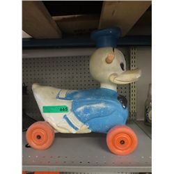 Vintage Donald Duck riding toy