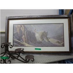 Framed print "Survival Instinct" by Denis Mayer Jr