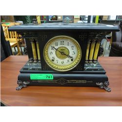 Mantle clock, made by the E. Ingram Company
