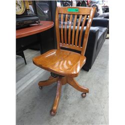 Oak office chair