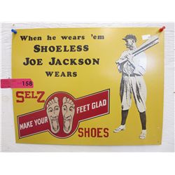 Tin Selz Shoes sign