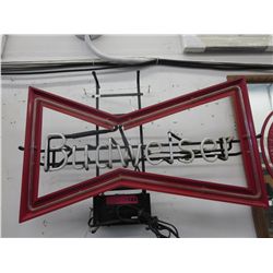 Electric Budweiser sign