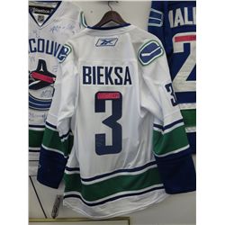 Autographed Bieksa #3 jersey