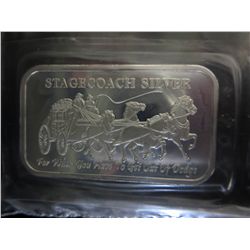 Stagecoach design Silver bar