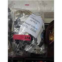 New fashion jewelry, wrapped for retail - 90 pcs