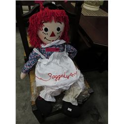 Cloth body Raggedy Anne doll
