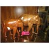 Image 1 : 2 Carved wood elephants