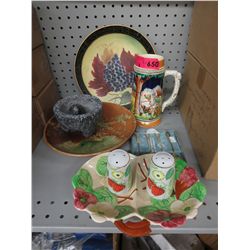8 Pcs of vintage china, etc.