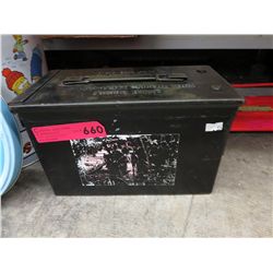 Metal ammunition box