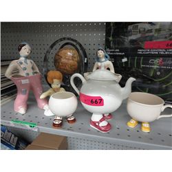 7 Pcs of china, porcelain, etc.