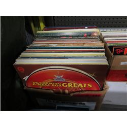 Vintage LP records, approx. 50