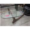 Image 1 : NEW Glass Top Coffee Table with Wood Base
