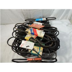 BOX LOT ASSORTED V BELTS