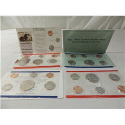 1992 & 1993 UNITED STATES PROOF COIN SET