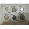 Image 1 : LOT 6 VINTAGE FOREIGN COLLECTIBLE COINS