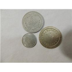 LOT 3 LAS VEGAS GAMING TOKENS