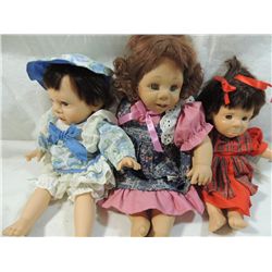 LOT 3 MY PALS COLLECTION DOLLS