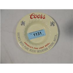 VINTAGE COORS BEER ASHTRAY