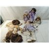 Image 1 : BOX LOT PORCELAIN DOLLS & DOLL PARTS