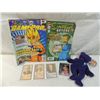 Image 1 : JACKPOT BOX SIMPSON COMICS, BEANIE BABY, GAMEPRO