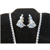 Image 2 : VINTAGE RHINESTONE NECKLACE & EARRINGS