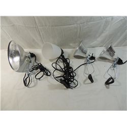 LOT 4 CLAMP LIGHTS