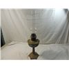 Image 1 : VINTAGE PEDESTAL BRASS OIL LAMP