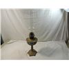 Image 3 : VINTAGE PEDESTAL BRASS OIL LAMP