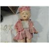 Image 2 : ANTIQUE NANCYS WARDROBE & COMPOSITION DOLL
