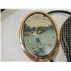 Image 2 : LOT 5 TENNIS RACKETS, CLOCK, BALLS