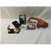 Image 1 : LOT 4 VINTAGE CAMERA, POCKET FISHERMAN & STAMP