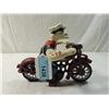 Image 1 : CAST IRON POPEYE MOTORCYCLE TOY