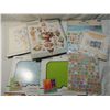 Image 1 : BOX LOT ASSORTED SCRAPBOOKING SUPPLIES