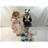 Image 1 : LOT 4 ASSORTED PORCELAIN DOLLS
