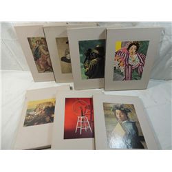 LOT 7 VINTAGE ART BOOKS