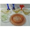 Image 4 : LOT 8 VINTAGE GLASSWARE DEPRESSION CUPS