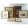 Image 1 : LOT 6 VINTAGE WALLACE NUTTING ART FRAMED PRINTS AR