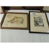 Image 4 : LOT 6 VINTAGE WALLACE NUTTING ART FRAMED PRINTS AR