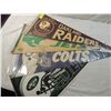 Image 1 : LOT 4 PENNANTS RAIDERS, JETS, COLTS