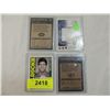 Image 2 : LOT 4 FOOTBALL CARDS FRANKS, MCCAFFREY, JAMES