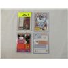 Image 2 : LOT 4 FOOTBALL CARDS BLEDSOE FAULK BRUCE BETTIS