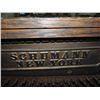 Image 8 : ANTIQUE SCHUMANN #10591 QTR SAW OAK UPRIGHT PIANO